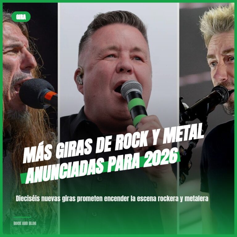 Más Giras de Rock y Metal Anunciadas para 2026