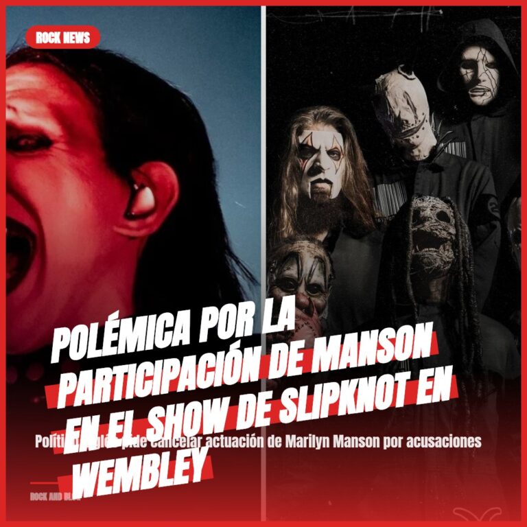 Polémica por la Participación de Manson en el Show de Slipknot en Wembley