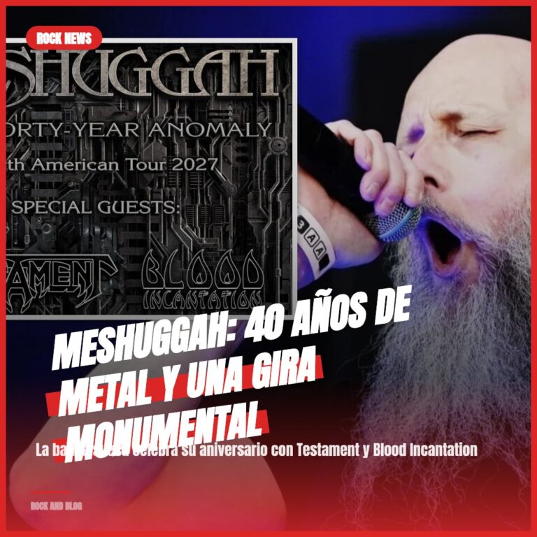 Meshuggah: 40 años de metal y una gira monumental