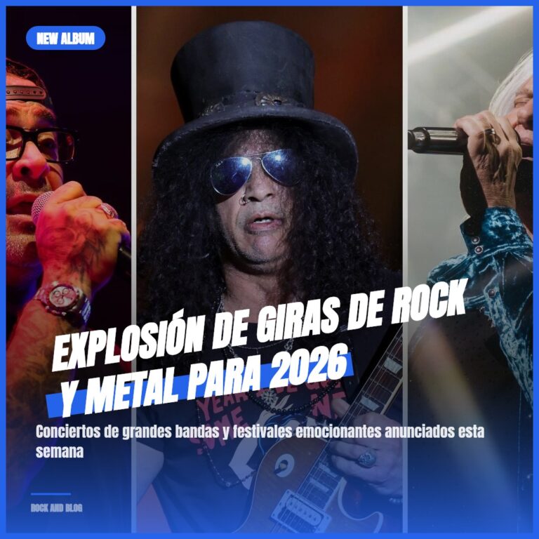 Explosión de Giras de Rock y Metal para 2026