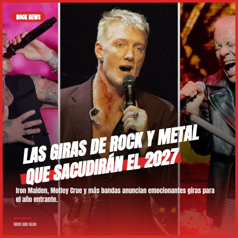 Las giras de rock y metal que sacudirán el 2027