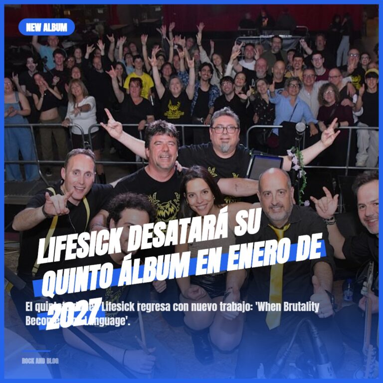 Lifesick desatará su quinto álbum en enero de 2027