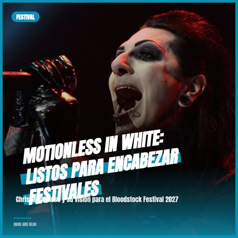 Motionless in White: Listos para Encabezar Festivales
