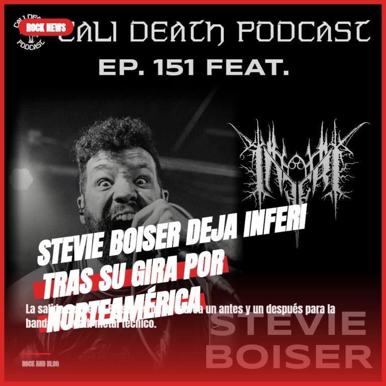Stevie Boiser deja Inferi tras su gira por Norteamérica