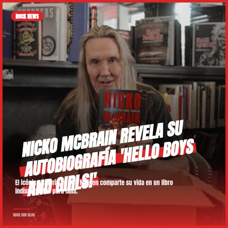 Nicko McBrain revela su autobiografía ‘Hello Boys And Girls!’