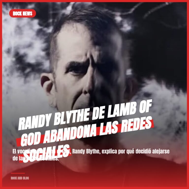 Randy Blythe de Lamb of God abandona las redes sociales
