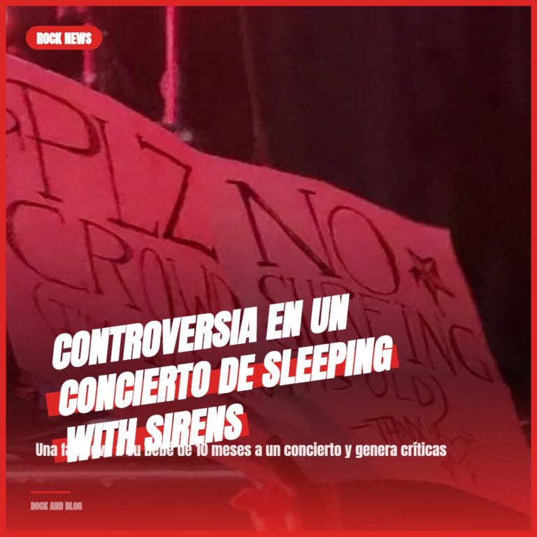 Controversia en un concierto de Sleeping With Sirens