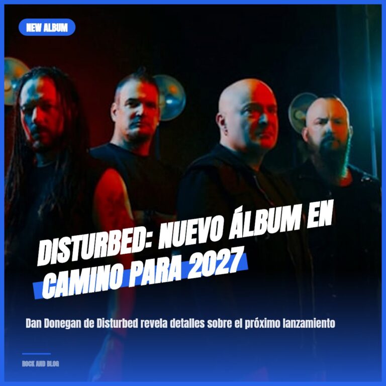 Disturbed: Nuevo álbum en camino para 2027