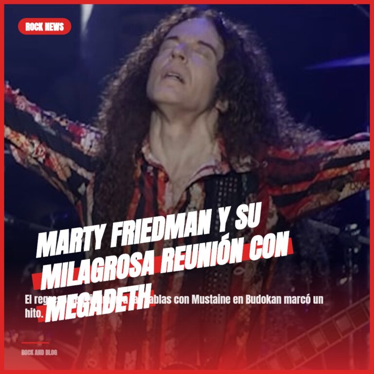 Marty Friedman y su milagrosa reunión con Megadeth