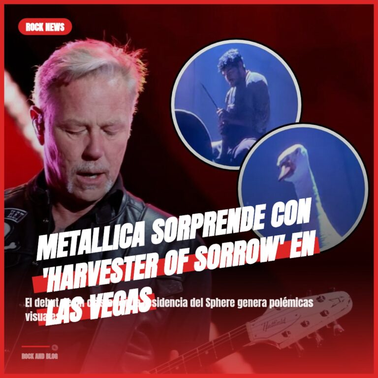 Metallica sorprende con ‘Harvester of Sorrow’ en Las Vegas