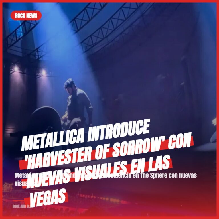 Metallica Introduce ‘Harvester Of Sorrow’ con Nuevas Visuales en Las Vegas