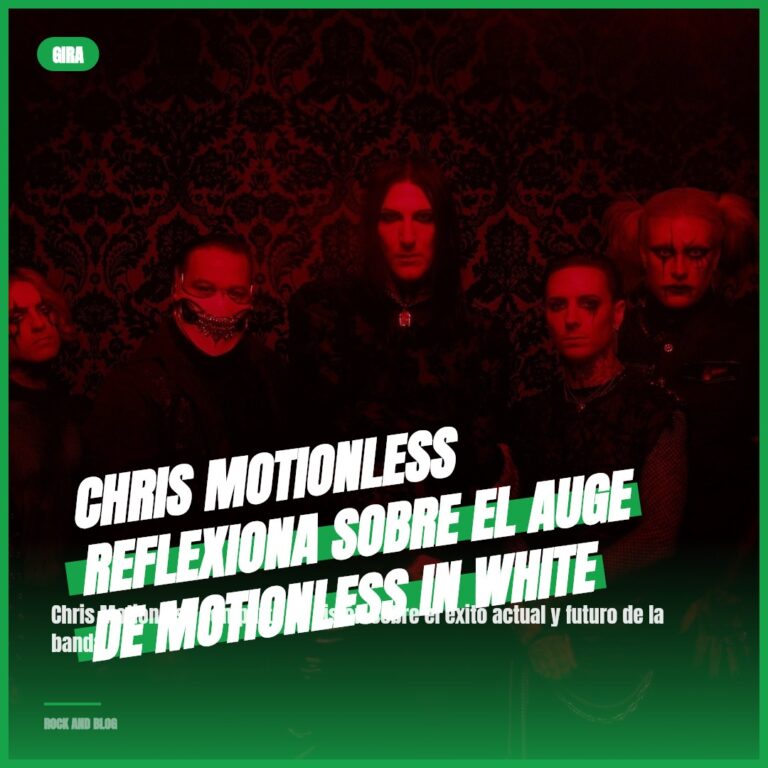Chris Motionless reflexiona sobre el auge de Motionless In White