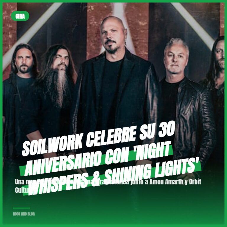 SOILWORK celebre su 30 aniversario con ‘Night Whispers & Shining Lights’