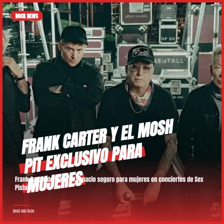 Frank Carter y el Mosh Pit Exclusivo para Mujeres