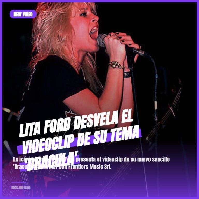 Lita Ford Desvela el Videoclip de su Tema ‘Dracula’