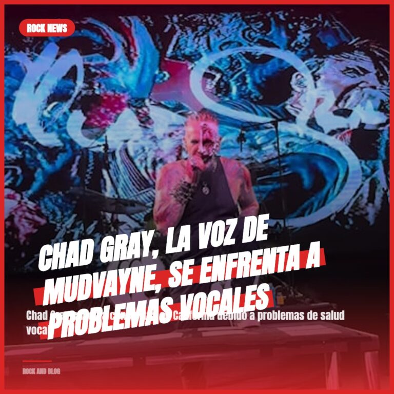 Chad Gray, la voz de Mudvayne, se enfrenta a problemas vocales