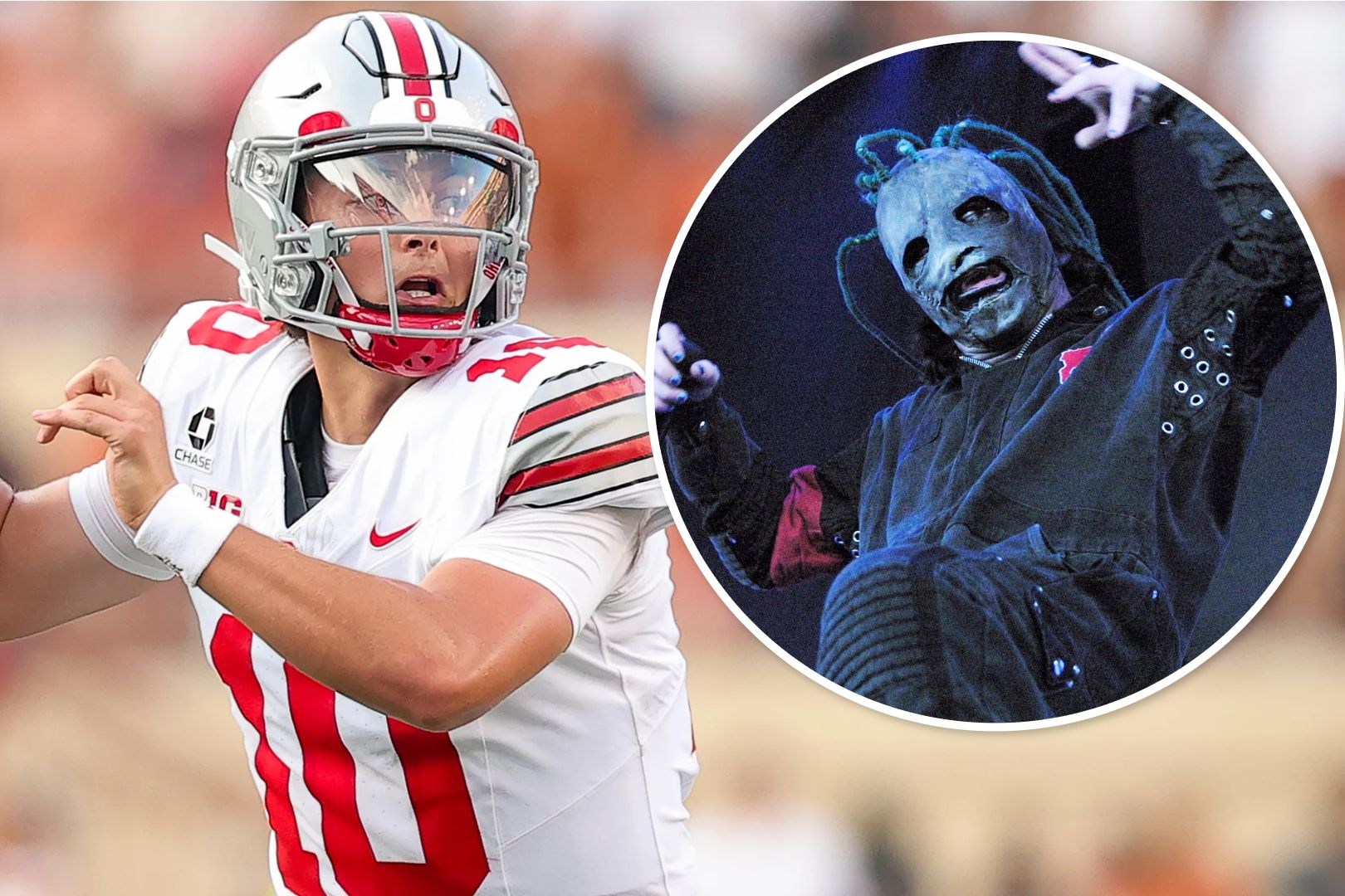 Ohio State y su Broma a Iowa con Slipknot