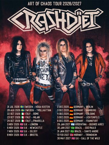 Crashdïet Reviven 'So Alive' en su Nuevo Vídeo en Directo