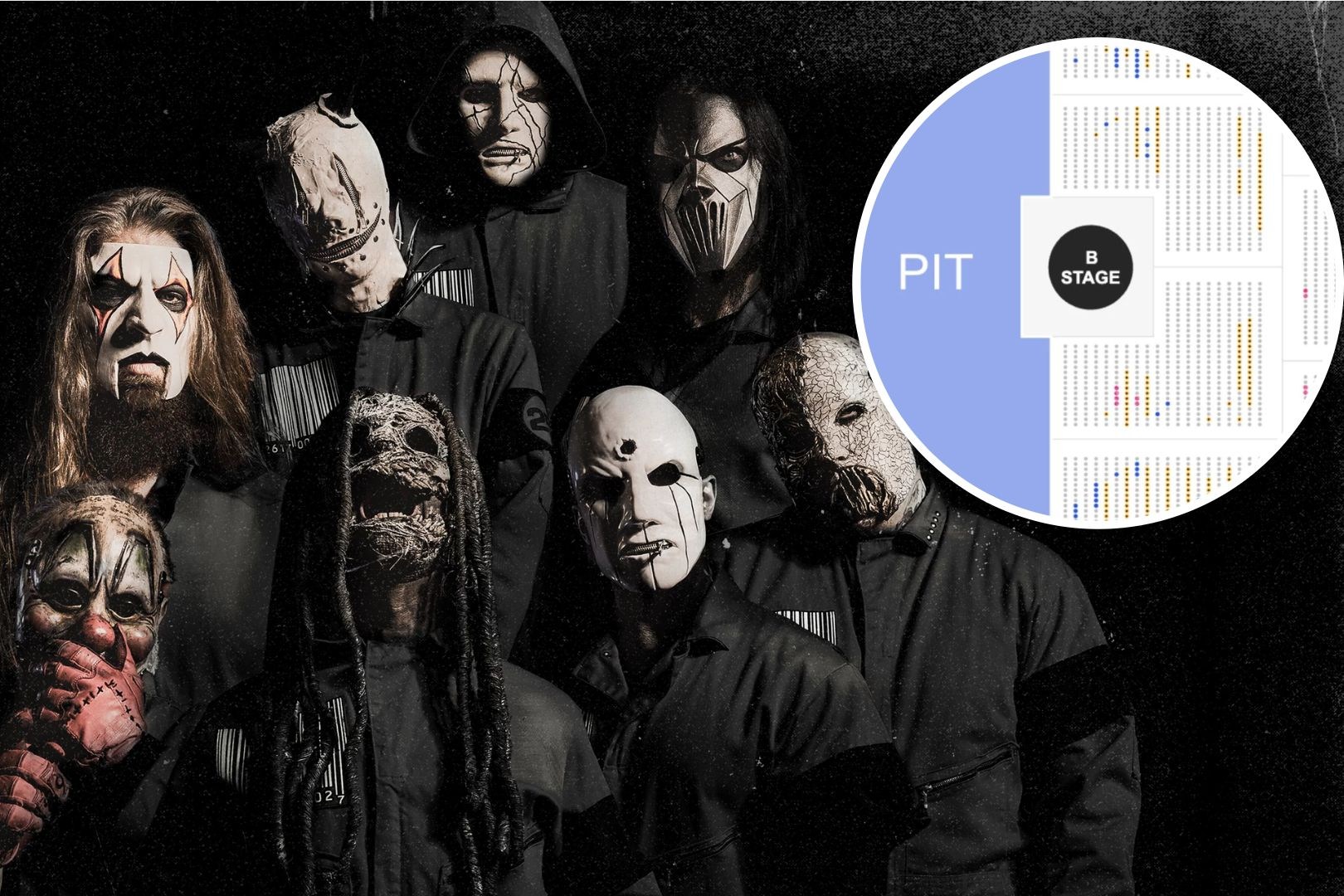 Slipknot agita su gira 2027 con un escenario B en ciertas ciudades
