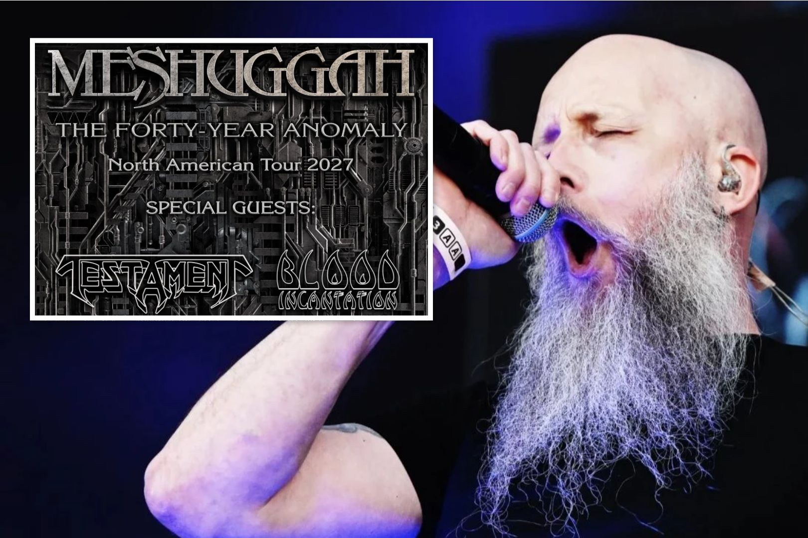 Meshuggah: 40 años de metal y una gira monumental