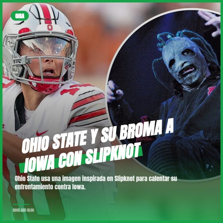Ohio State y su Broma a Iowa con Slipknot