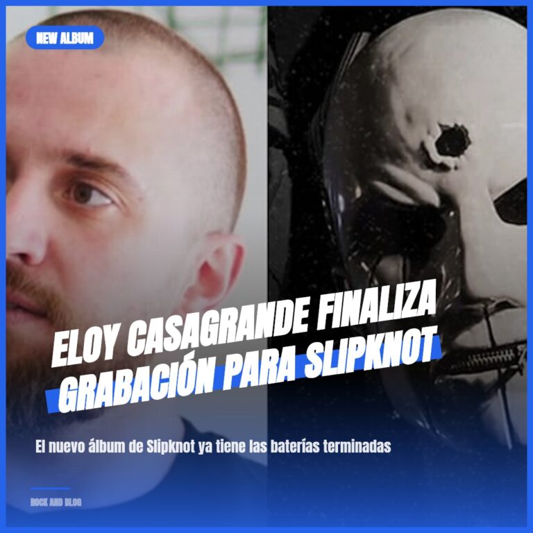Eloy Casagrande finaliza grabación para Slipknot