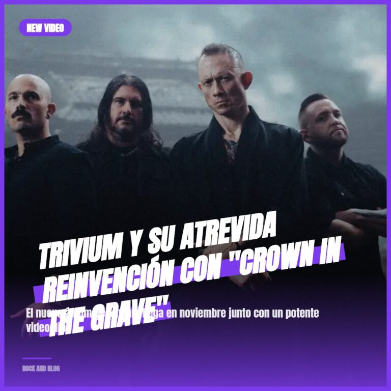 Trivium y su atrevida reinvención con «Crown In The Grave»