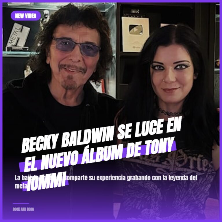 Becky Baldwin se luce en el nuevo álbum de Tony Iommi