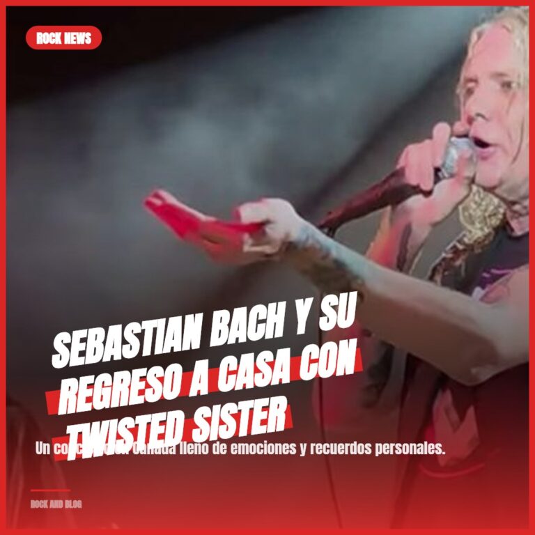 Sebastian Bach y su regreso a casa con Twisted Sister
